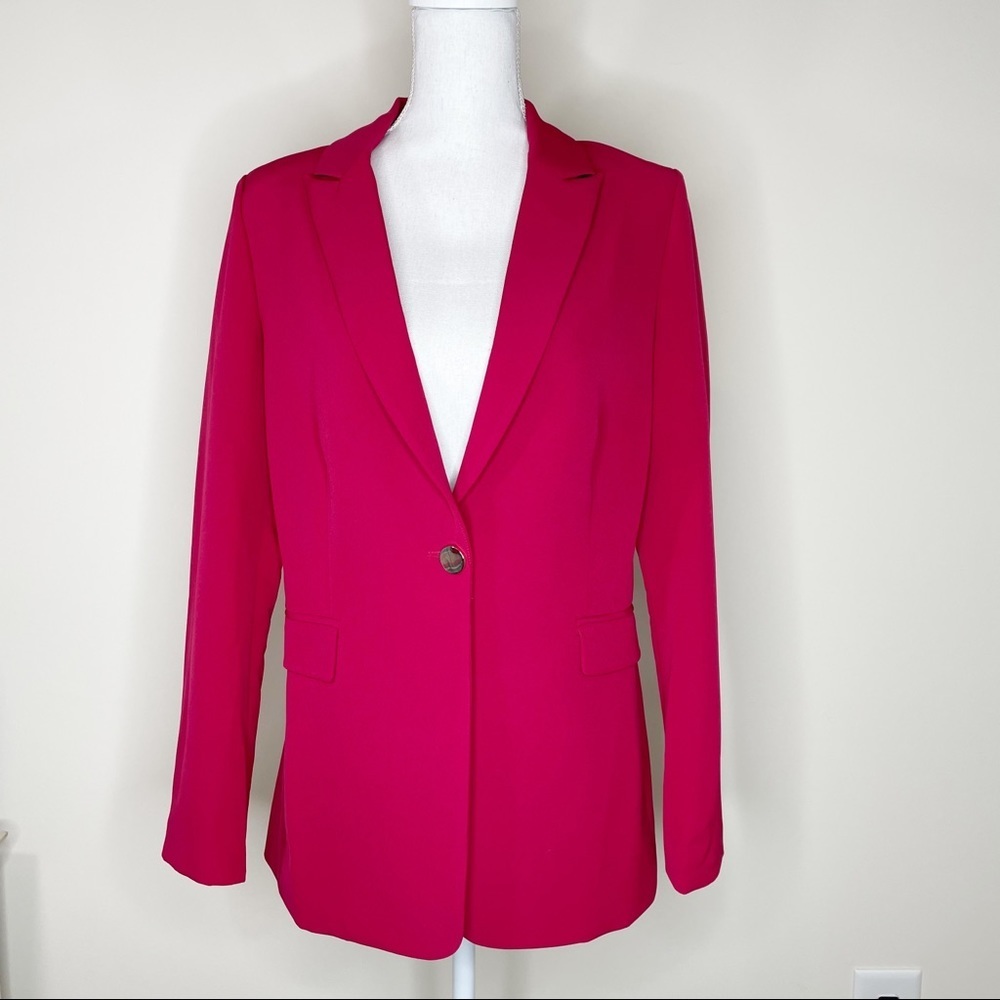 XOXO Magenta Tailored Fit Blazer L
